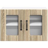  Zidni stakleni ormarić LUCCA 2 pcs Hrast sonoma 60 x 31 x 40 cm | Eponuda.com