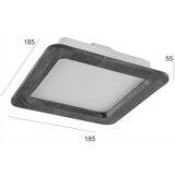  LED ugradna svetiljka WOODY SPOT LED/17W/230V 3000K hrast 18,5x18,5 cm | Eponuda.com