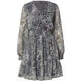 Only Obleka 'ONLRIA' svetlo siva / črna | Shoptok.si