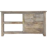 TV omarica 110x30x55 cm trden mangov les | Shoptok.si