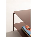 MOME Kovinska klubska mizica v barvi terakote 58x90 cm Beatrix – | Shoptok.si