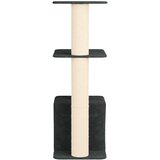  Mačje drvo s sisalnim postoljima za grebanje Tamnosiva 133 cm | shoptok.hr
