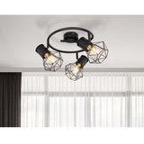 Merkury market Stropni reflektor Priska (40 W, Črne barve, E27) | Shoptok.si