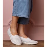 D/CEO marka niezdefiniowana White women's sneakers with rhinestones Luizet | ePonuda.com