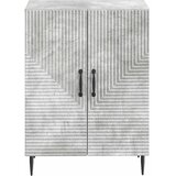  Ormarić za kupaonicu HAARLEM Betonska siva 59 5 x 31 x 80 cm - Betonska siva | shoptok.hr