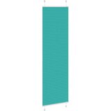  Plisirana zavjesa petrolej zelena 60x200 cm Širina tkanine 59,4 cm Poliester | Shoptok.si