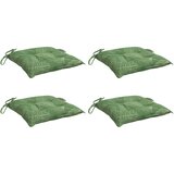  Jastuci za stolice 4 kom s uzorkom lišća 50x50x7 cm od tkanine | Eponuda.com