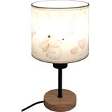 Brilagi Stona lampa BOBO WOOD 1xE27/25W/230V hrast/crna/krem/zečići | Eponuda.com