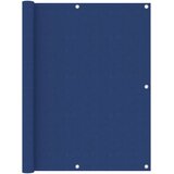 Balkonski zastor plavi 120 x 400 cm od tkanine Oxford | shoptok.hr