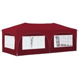  Zložljivi šotor za zabave 575 x 288 x 245 cm Burgundija, (5000248718) | Shoptok.si
