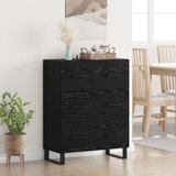  Kreveta Crni hrast 69,5 x 34 x 90 cm Obrađeno drvo i čelik | shoptok.hr