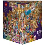 Heye puzzle triangle cartoon tanck masked ball 30023,1500 delova | ePonuda.com