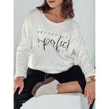DStreet Bluzka damska oversize PERFSTYLE biała | Shoptok.si