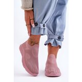 Kesi Womens Sports Slip-On Shoes Pink Claris | Shoptok.si