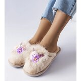 Gemre Beige Women's Slippers Moly Cijene