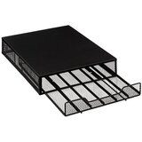 Five kutija za kapsule kafe sa fijokom Mayaj 26X34,8X6,5cm metal crna | ePonuda.com