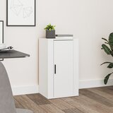 vidaXL Komoda bela 40x33x70 cm inženirski les | Shoptok.si
