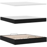  Otomanski krevet s madracem crni 180x200 cm baršunasti | Eponuda.com