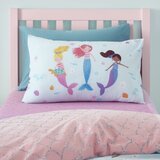 Catherine Lansfield Modra otroška posteljnina za zakonsko posteljo 200x200 cm Mermaid – | Shoptok.si