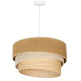  Duolla - Visilica na sajli YUTE TRIO 1xE27/15W/230V prečnik 45 cm braon/siva/bež | Eponuda.com