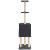  Penjalica za mačke sa stupovima za grebanje tamnosiva 145 cm | shoptok.hr