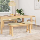  Jastučić za klupu 4 kom. Umjetna koža Krem Dubina 35 cm | shoptok.hr