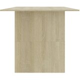  Blagovaonski stol boja hrasta 180x90x76 cm konstruirano drvo | shoptok.hr