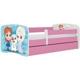  Drveni dječji krevet FROZEN s ladicom - 180x80 cm rozi | shoptok.hr