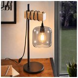 Brilagi Stona lampa NUBILA 1xE27/40W/230V braon/crna/dimna siva Cene