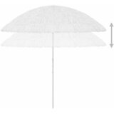  Suncobran za plažu Hawaii bijeli 300 cm | shoptok.hr