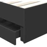  Okvir za krevet Crna 90 x 200 cm Inženjersko Drvo - Crna 90 x 200 cm | shoptok.hr
