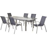 Gardenson Vrtna Garnitura Amalfi, 7-Delno, Modra | Shoptok.si