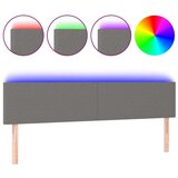  Posteljno vzglavje temno sivo 180x5x78/88 cm blago, (20794000) | Shoptok.si