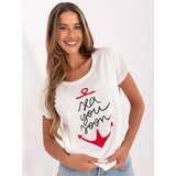 FANCY T-shirt-FA-TS-7196.74P-ecru | Shoptok.si