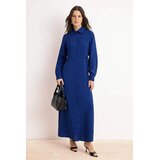 Trendyol Modest Ženska haljina Tctss26Eb00083, Tamnoplava Cene