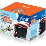 Elefan Set Torr Turbo Spin Rotirajući mop za čišćenje podova i kofa sa pedalom, 16l Cene