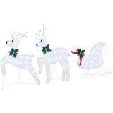  LED Riječni jeleni 3 pcs Hladna bijela tkanina | shoptok.hr