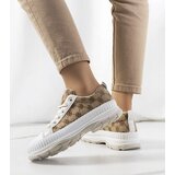 Gemre Beige platform sneakers Meliko | Shoptok.si