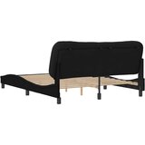  Okvir za krevet bez madraca Hvar crni 160x200 cm od tkanine | Eponuda.com