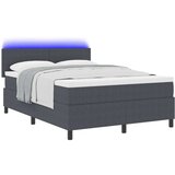  Vzmetnica za posteljni okvir z vzmetnico in LED temno siva 160x200 cm из kordurojske tkanine, (22082369) | Shoptok.si