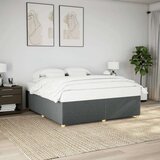 vidaXL okvir kreveta bez madraca tamnosivi 180x200 cm od tkanine | shoptok.hr