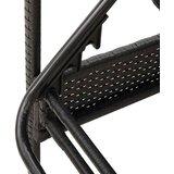  | Ležaljka | s jastukom 1-osoba Crna 63 x 200 x 81 cm poliratan | shoptok.hr