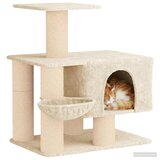  Mačje drvo s sisalnim postoljima za grebanje Krem 96 cm | Eponuda.com