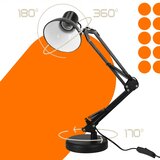  Stona lampa sa klipsom 2u1 1xE27/60W/230V crna | Eponuda.com