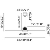Faro 33395-10 - LED plafonski ventilator JUST FAN LED/16W/230V Ø 128 cm + daljinski upravljač | Eponuda.com