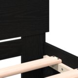  Postelja Črna Orehovina 180 x 200 cm Konstruiran les, (5000022806) | Shoptok.si