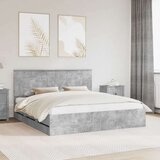  Okvir za krevet s ladicama Betonski sivi 180 x 200 cm - Beton siva 180 x 200 cm | shoptok.hr
