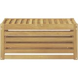  Zunanji stolček klop Bela 79 x 43 x 37 cm Masiven les akacije, (5000271691) | Shoptok.si