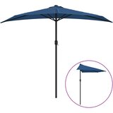 Balkonski suncobran plavi 270 x 144 x 222 cm polukružni | shoptok.hr