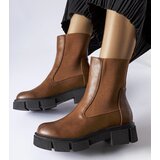 Gemre Brown slip-on high jodhpur boots Marausa | Shoptok.si